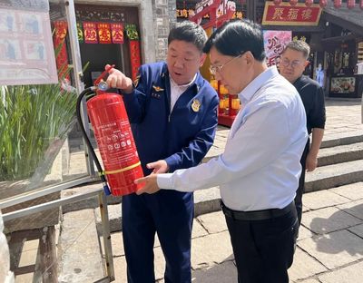 王潤軍調研檢查重點商貿項目及節前安全生產工作，強調消防檢測服務的重要性